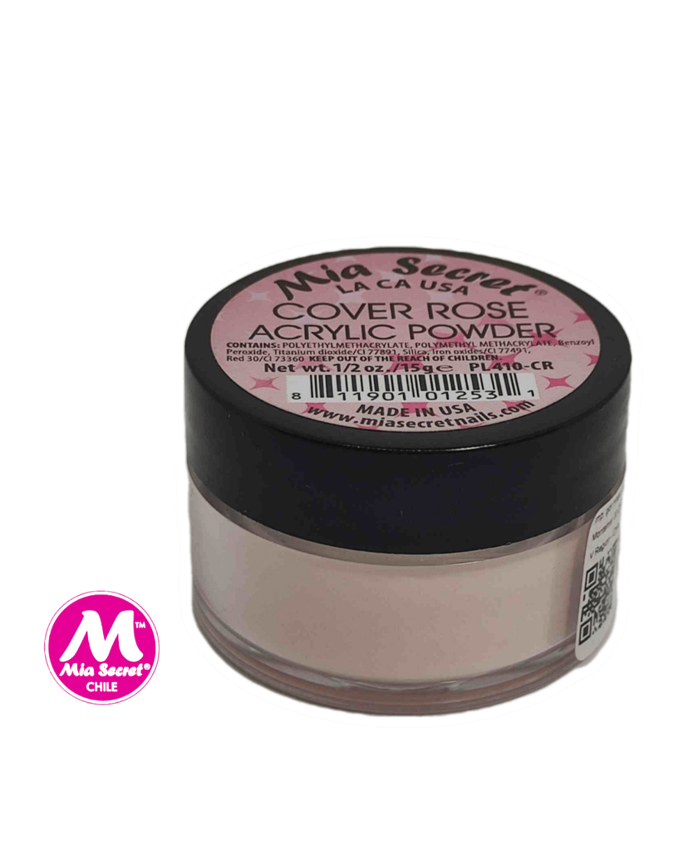 Cover Rose Powder 15g Mia secrert venta en tienda online moni nails store