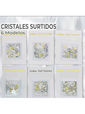 CRISTALES SURTIDO PARA MANICURA
