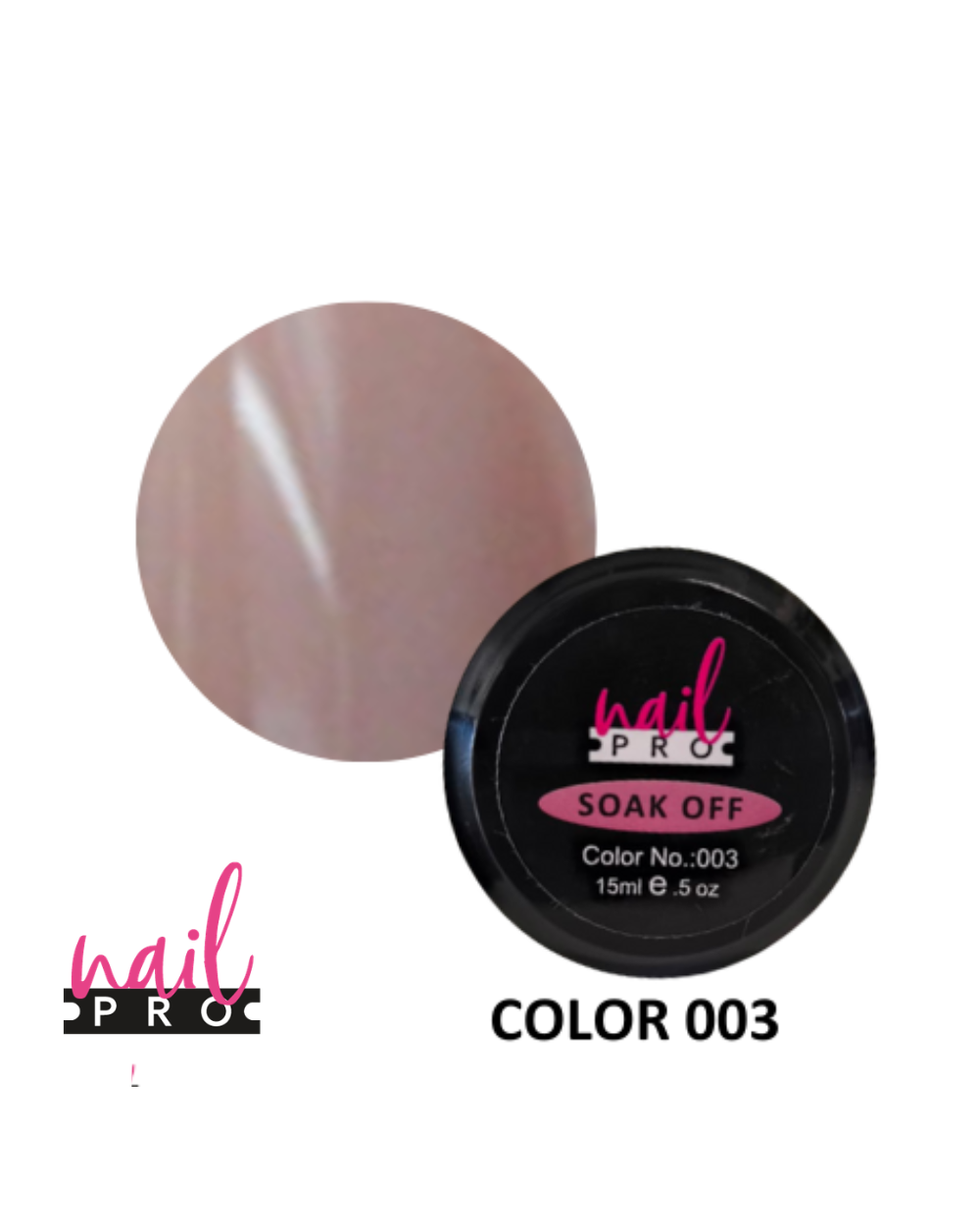 NAIL PRO -BUILDER GEL COLOR 003 -15ML