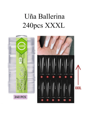 TIPS SOFT GEL BALLERINA XXXL .240PCS