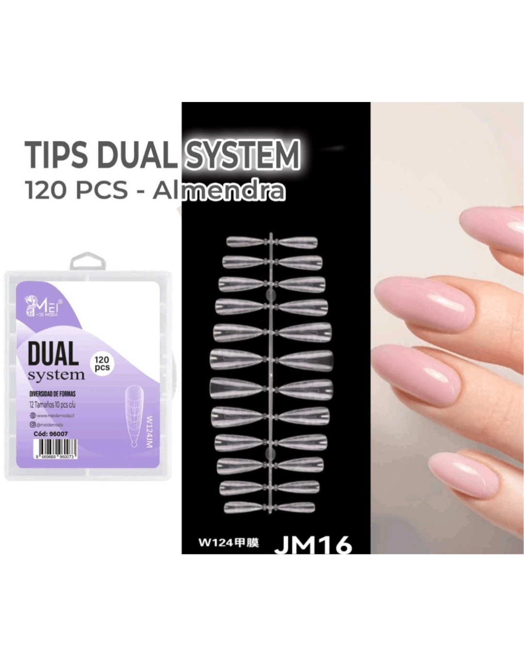 DUAL SISTEM ALMENDRA 120pcs DUAL SISTEM ALMENDRA 120pcs