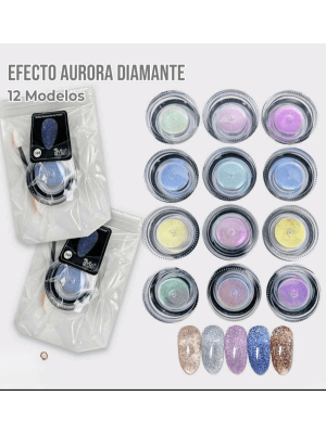 POLVO EFECTO AURORA DIAMANTE