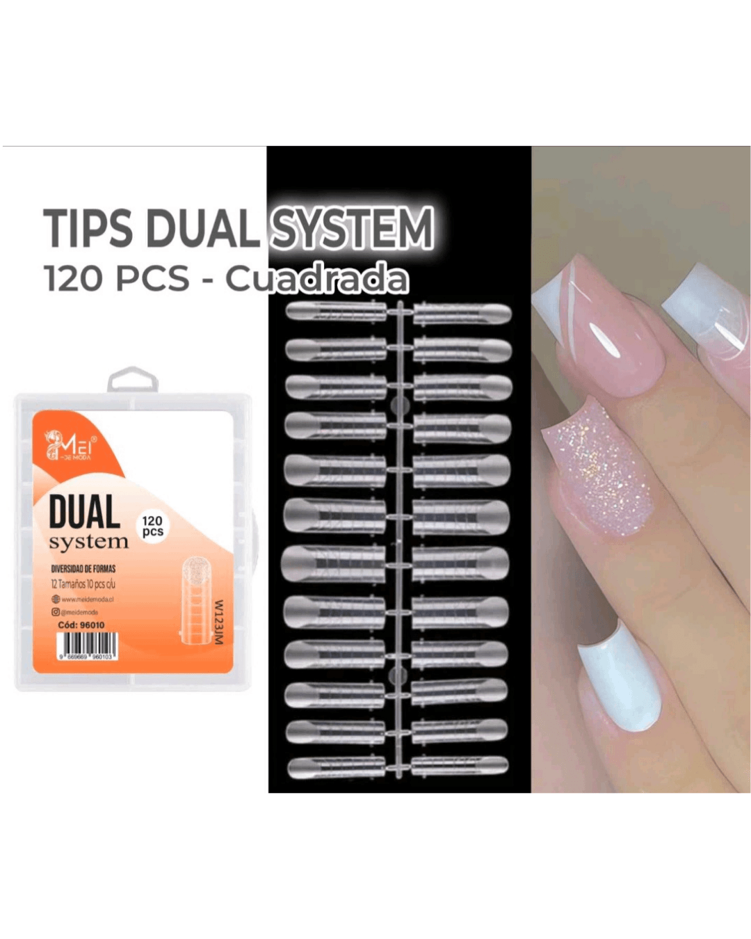 DUAL SYSTEM CUADRADA 120pcs DUAL SYSTEM CUADRADA 120pcs