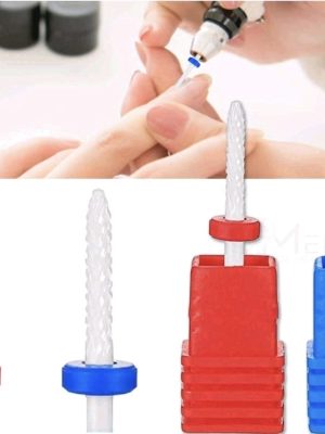 Fresas de Cerámica Cilíndricas para Torno de Uñas