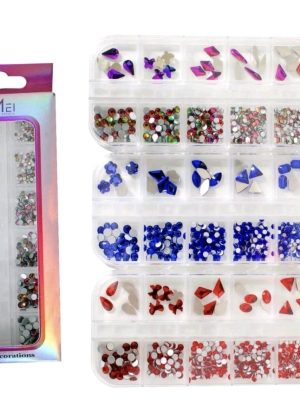 Set de Cristales y Pedrería para Uñas